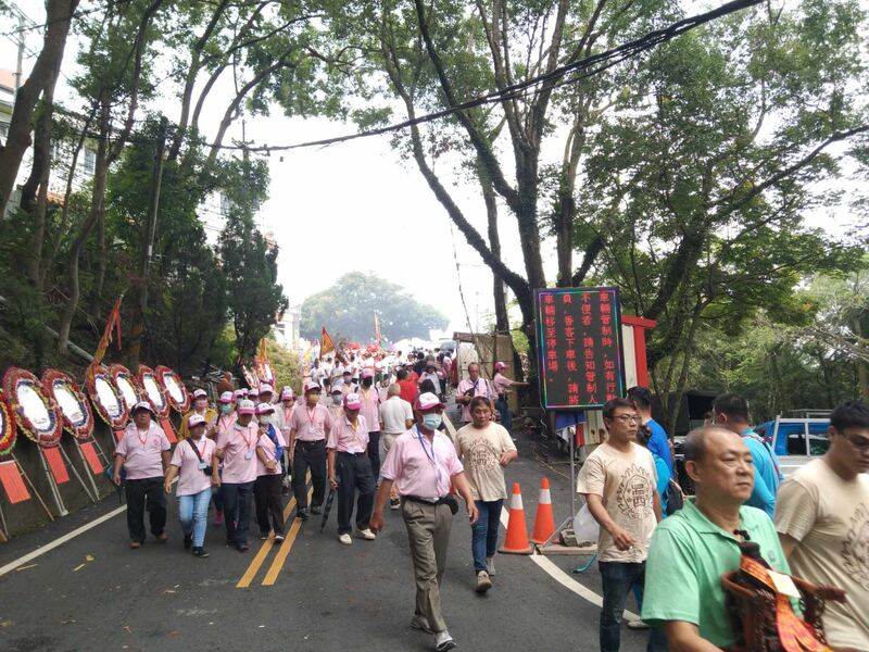 崁頂福安宮土地公聖誕開跑,白河警協助交通疏導(圖片/翻攝)
